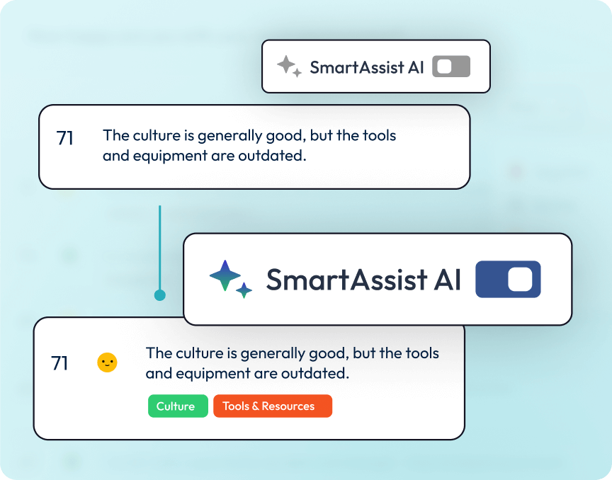 Illustration showing SmartAssist AI.